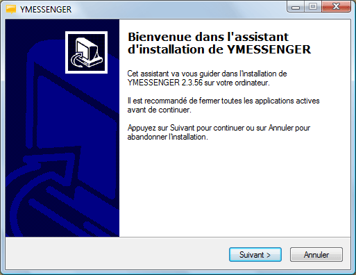 Assistant d'installation