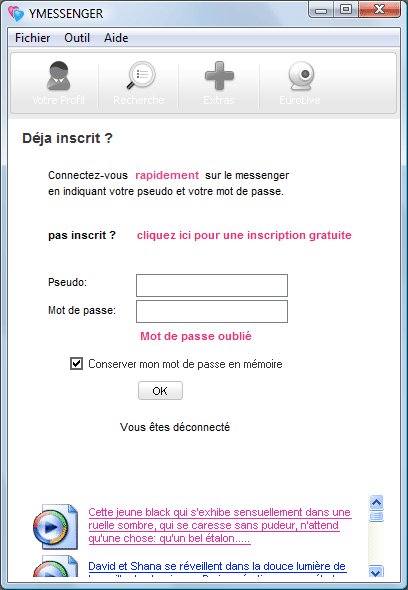 lancement de yes messengers
